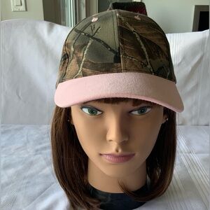 PINK CAMO Ball Cap, Adjustable sizing